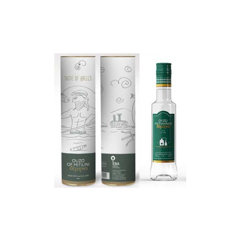 OUZO DIMINO Tube Box - EVA Greek Distillation 200 ml