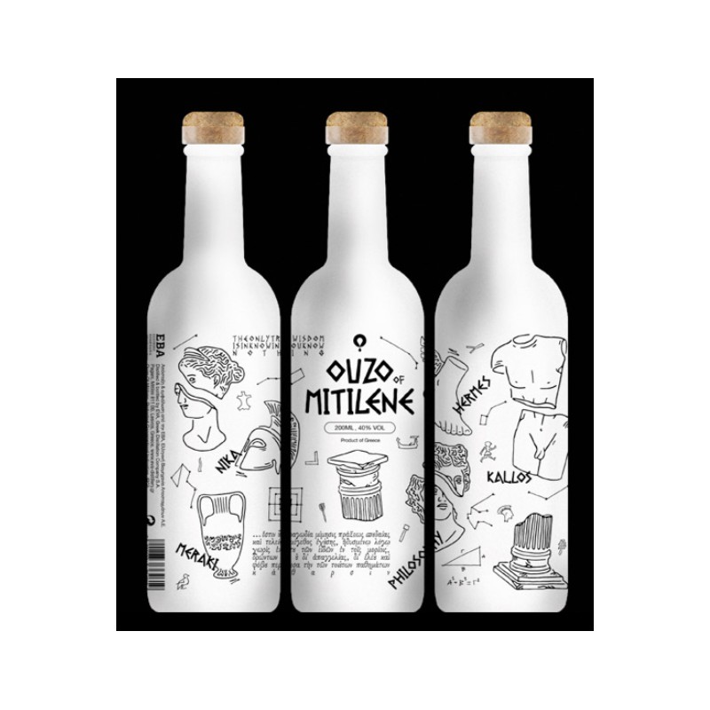 OUZO MITILINI 200 ml, A Piece of Greece, EVA Greek Distillation Company SA