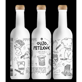 OUZO MITILINI 200 ml, EVA Greek Distillation