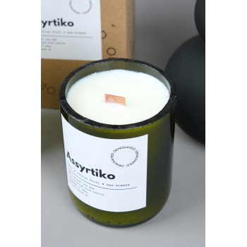 Assyrtiko Wine Candle, OENOVATED