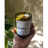Assyrtiko Wine Candle, OENOVATED @kantos_greekwines