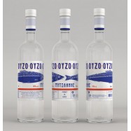 OUZO Mytilene Sardine 700 ml, EVA Greek Distillation