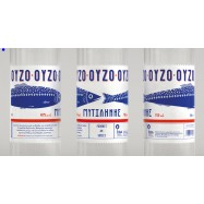 OUZO Mytilene Sardine 700 ml, EVA Greek Distillation